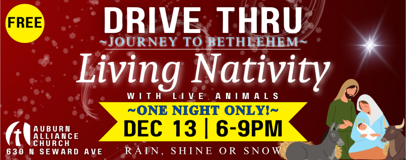 Drive-Thru Living Nativity – Auburn