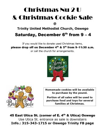 Christmas Nu 2 U and Christmas Cookie Sale