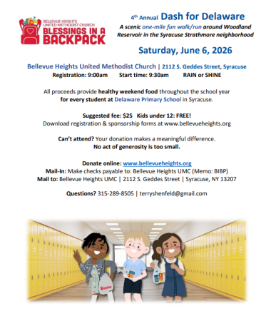 Blessings in a Backpack 4th Annual Dash for Delaware Fun Walk/Run