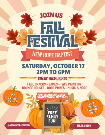 Fall Festival at New Hope Baptist