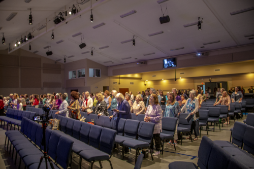 Ladies worshipping