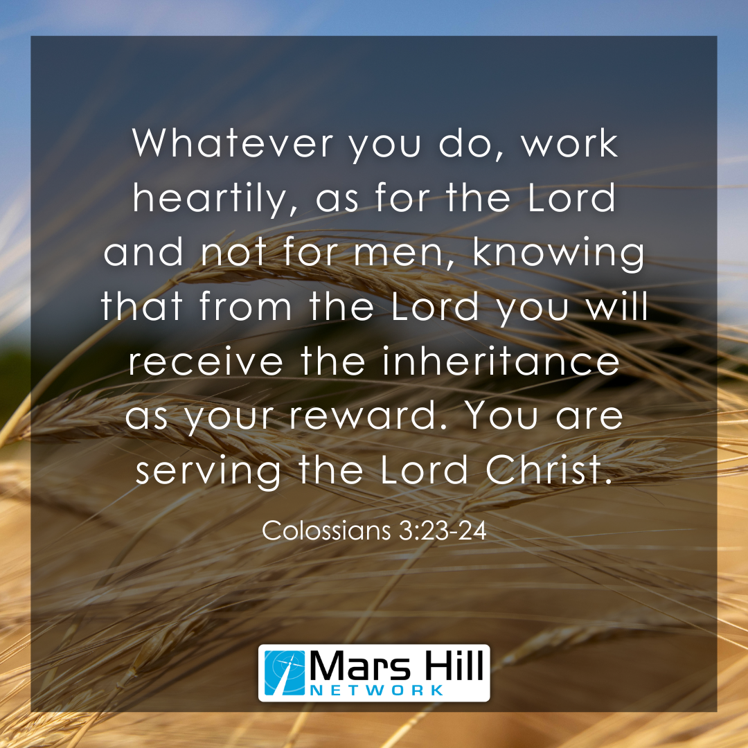 Colossians 3:23-24