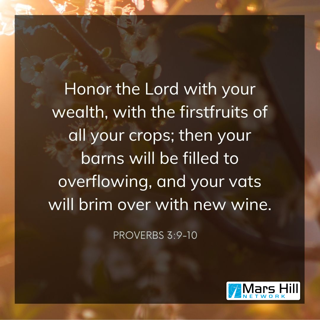 Proverbs 3:9-10